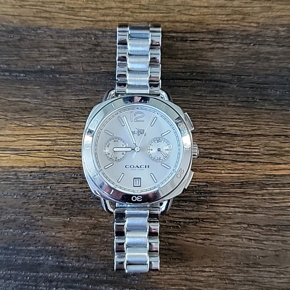 Coach Tatum Stainless Steel Sunray Dial Bracelet Watch